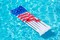 Swimline Inflatable Americana Glitter Pool Lounger Float - 70"